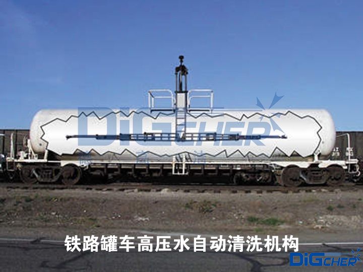 鐵路罐車高壓(yā)水自(zì)動清洗機(jī)構