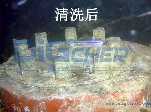 海底石油管道清洗後(hòu)